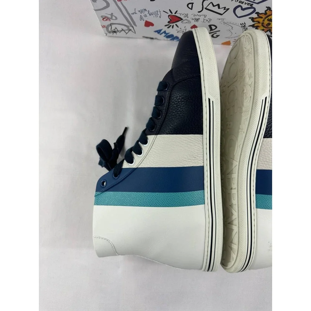 Dolce & Gabbana Saint Tropex High Sneakers Men's Size 10.5